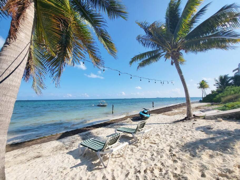 2 Rooms Apartment With Private Beach In Puerto Juarez Cancun Cancún Exterior foto