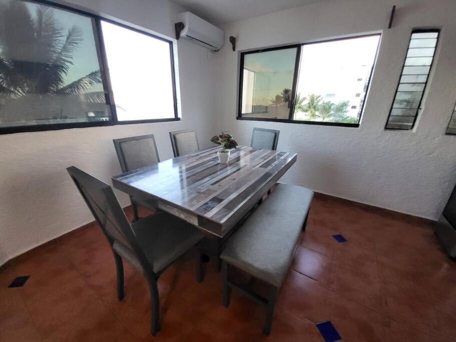 2 Rooms Apartment With Private Beach In Puerto Juarez Cancun Cancún Exterior foto